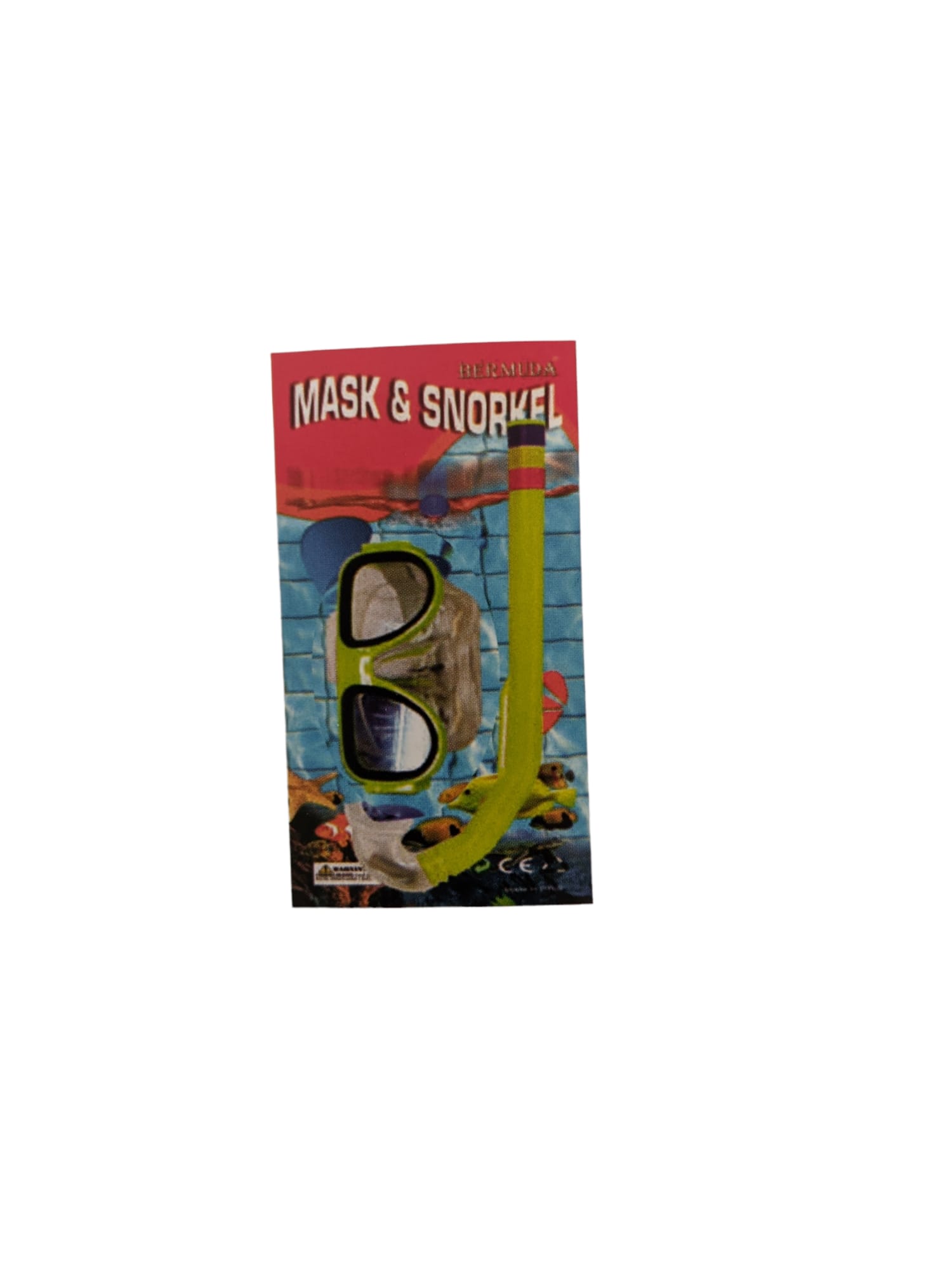 DOLPHIN ŞNORKEL-MASKE SET  (BÜYÜK) KARTELA